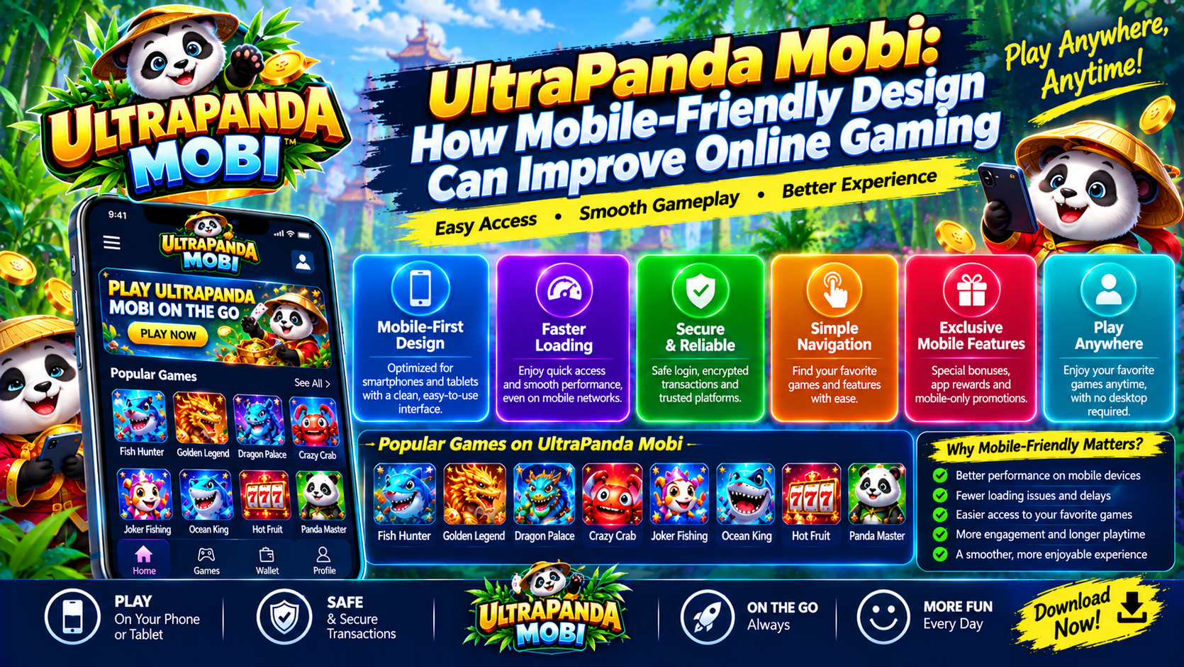 UltraPanda Mobi: Mobile Gaming & Online Access Guide